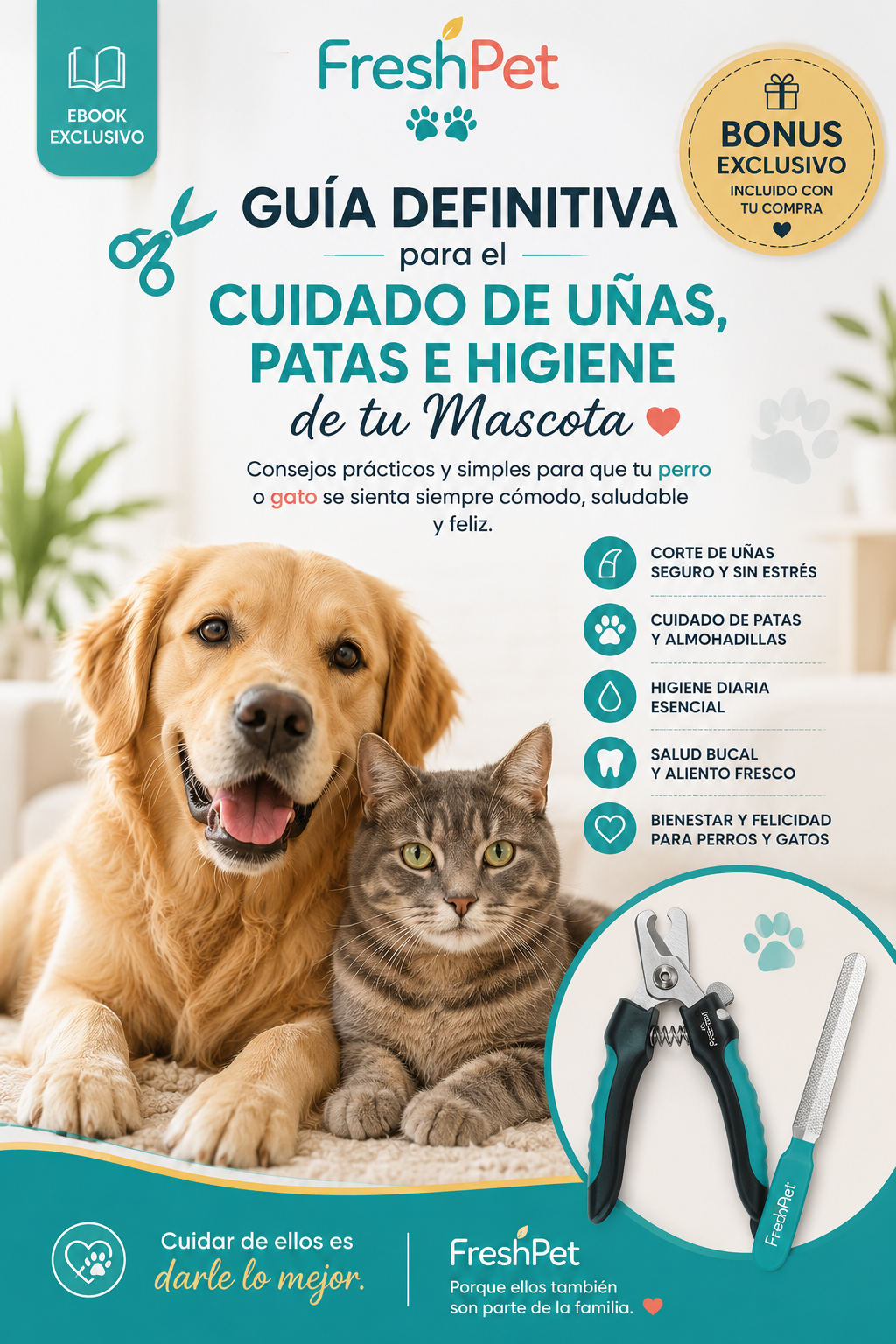 FRESHPET - ✂️ Guía Definitiva para el Cuidado de Uñas, Patas e Higiene de tu Mascota